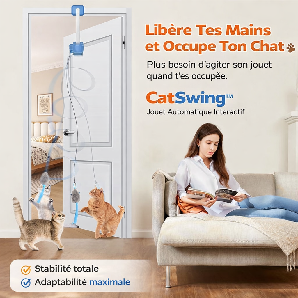 CatSwing™ – Jouet Automatique  pour Chat